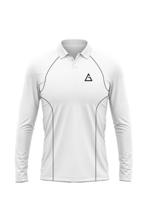 custom white cricket Jersey full sleeve