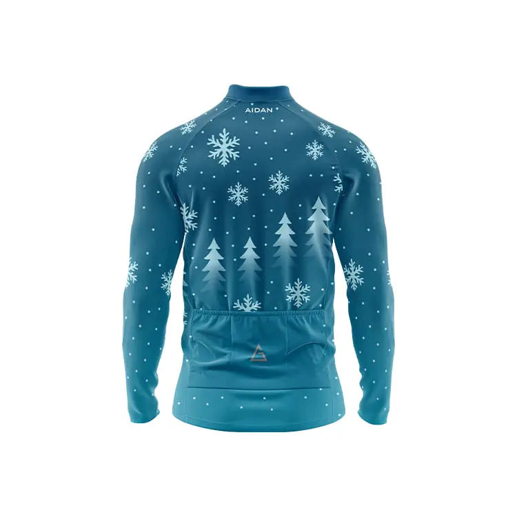 Snowpine Winter Cycling Jersey - Image 2